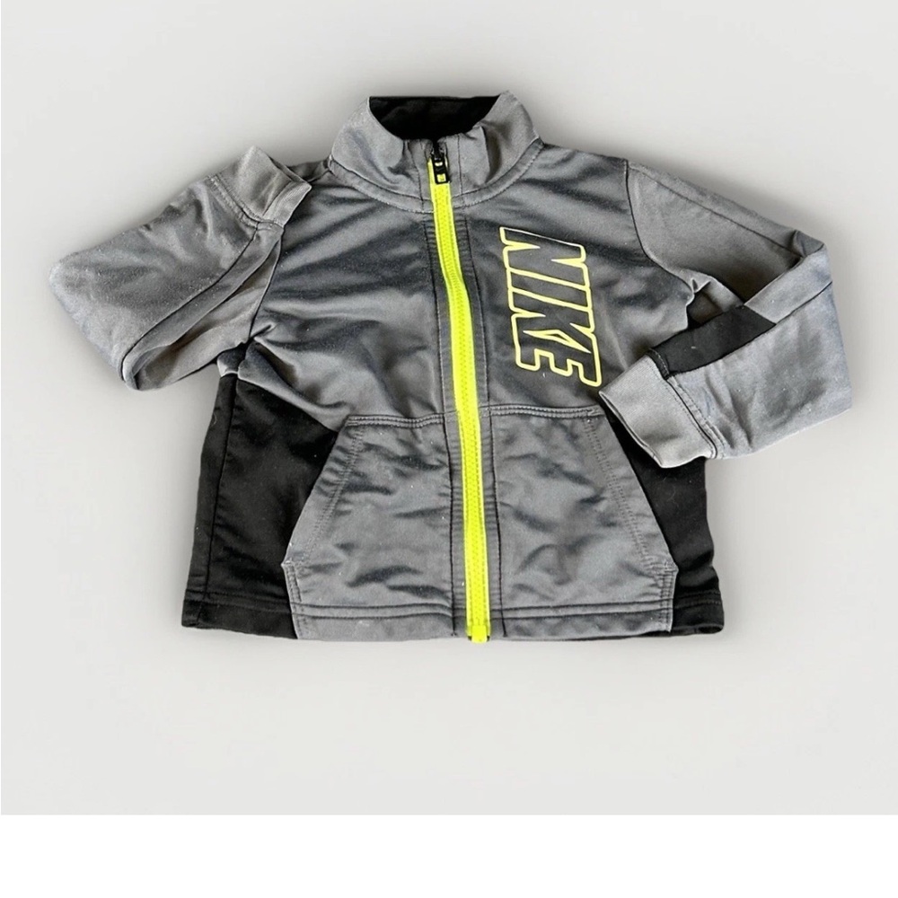 Nike Track Jacket Baby Toddler‎ 24 Months Gray Full Zip Warm Up